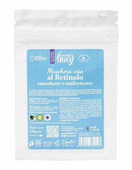 Parentesi Bio Maschera Viso al Retinolo Rassodante e Uniformante