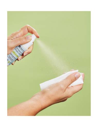 La Saponaria Detergente Intimo Spray Tè Verde Bio e Prebiotici Senza Risciacquo Applicazione