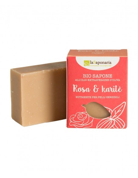 La Saponaria Sapone Rosa e Burro di Karitè