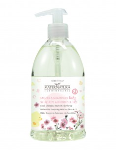Maternatura Bagno & Shampoo Baby Delicato ai Fiori di Lino
