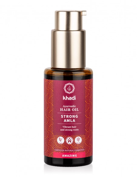 Khadi Olio per Capelli Ayurvedico Strong Amla