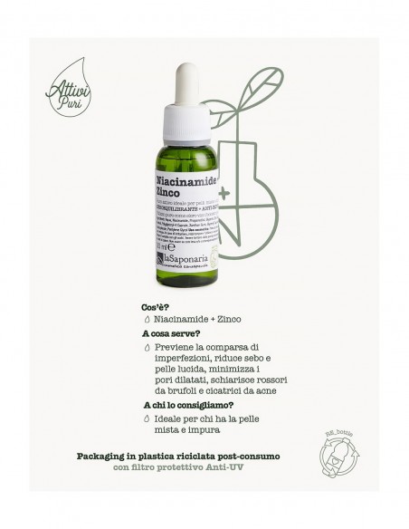 La Saponaria Niacinamide + Zinco