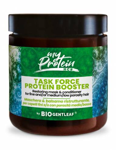 Gentleaf Task Force Protein Booster Maschera e Balsamo Ristrutturante