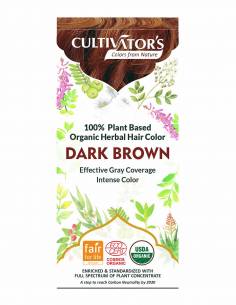 Cultivator's Colorazione Naturale Biologica Dark Brown (Castano Scuro)