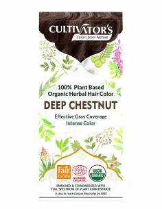 Cultivator's Colorazione Naturale Biologica Deep Chestnut (Castagno Scuro)