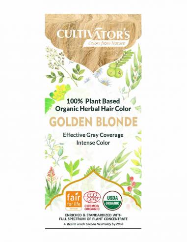 Cultivator's Colorazione Naturale Biologica Golden Blonde (Biondo Dorato)