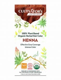 Cultivator's Colorazione Naturale Biologica Henna (Hennè)