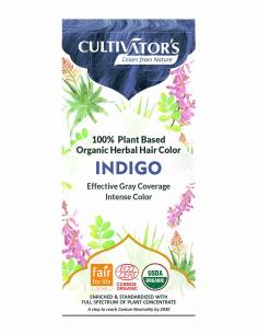 Cultivator's Colorazione Naturale Biologica Indigo (Hennè Nero)