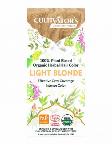 Cultivator's Colorazione Naturale Biologica Light Blonde (Biondo Chiaro)