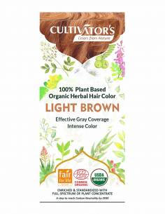 Cultivator's Colorazione Naturale Biologica Light Brown (Castano Chiaro)