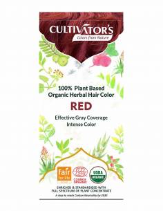 Cultivator's Colorazione Naturale Biologica Red (Rosso Freddo)