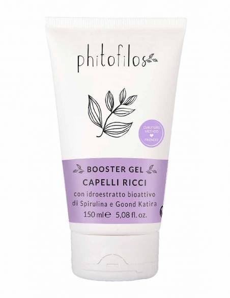 Phitofilos Booster Gel Capelli Ricci con Idroestratto Bioattivo di Spirulina e Goond Katira