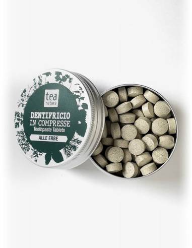Tea Natura Dentifricio in Compresse alle Erbe Interno