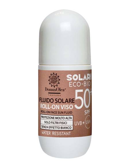 Domus Olea Toscana Fluido Solare Viso Roll-on SPF 50+