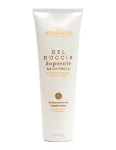 MaterNatura Gel Doccia Doposole alla Menta Fresca