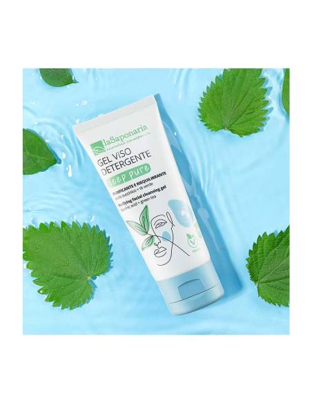 La Saponaria Deep Pure Gel Viso Detergente Purificante e Riequilibrante Artistico