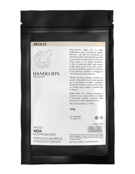 Dandelion Argilla Nera Montmorillonite