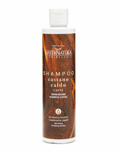 MaterNatura Shampoo Castano Caldo al Caffè