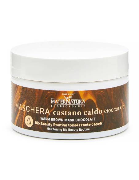 MaterNatura Maschera Castano Caldo al Cioccolato