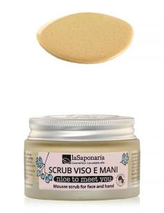 La Saponaria Nice to Meet You Scrub Mousse Viso e Mani
