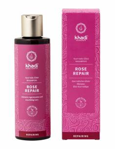 Khadi Shampoo Elisir Ayurvedico Rose Repair Rigenerante e Nutriente