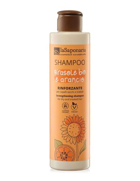 La Saponaria Shampoo Girasole Bio e Arancio Rinforzante