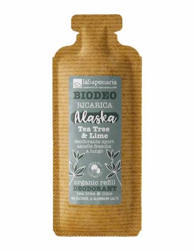 La Saponaria BioDeo Ricarica Alaska Tea Tree e Lime
