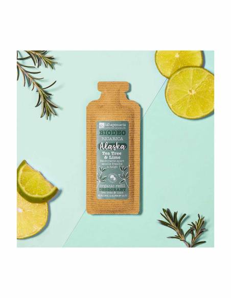 La Saponaria BioDeo Ricarica Alaska Tea Tree e Lime Artistico