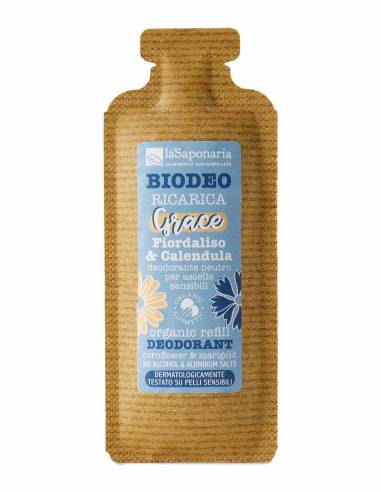 La Saponaria BioDeo Ricarica Grace Fiordaliso e Calendula