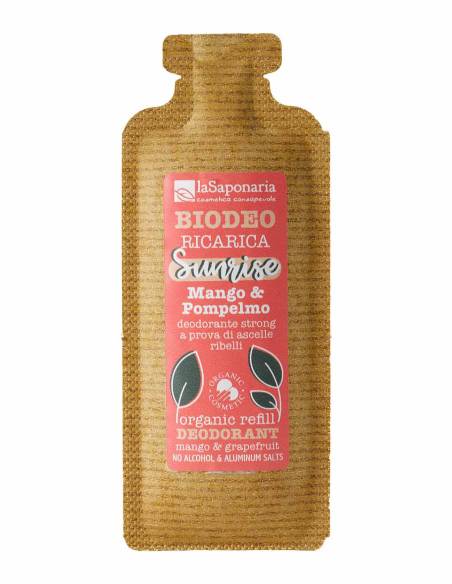 La Saponaria BioDeo Ricarica Sunrise Mango e Pompelmo