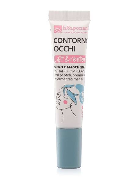 La Saponaria Lift & Restore Contorno Occhi Siero e Maschera