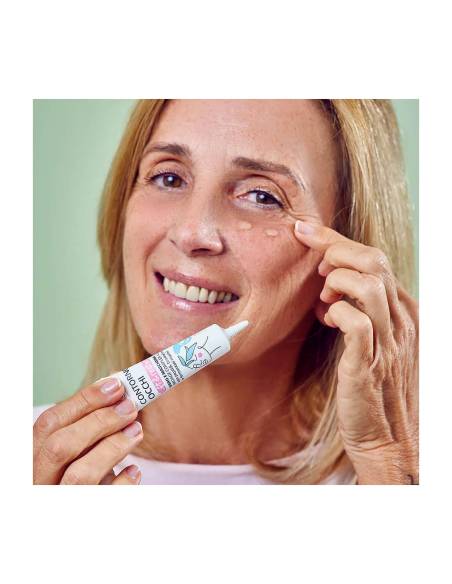 La Saponaria Lift & Restore Contorno Occhi Siero e Maschera Applicazione